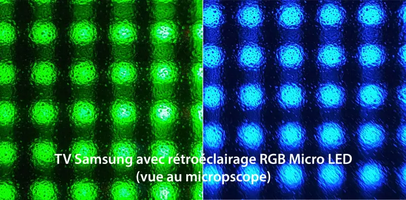 Source : Frandroid // Samsung TV Backlight RGB Micro LED
