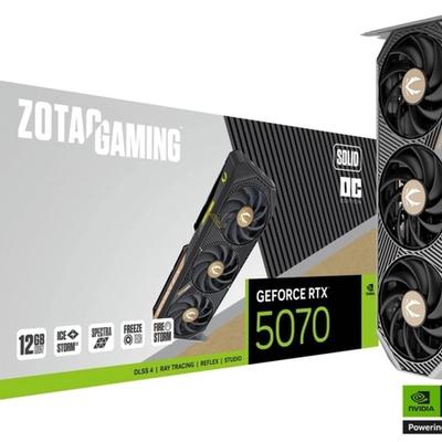 ZOTAC RTX 5080 ו-5070 Ti SOLID CORE: ביצועים עוצמתיים במבנה קומפקטי