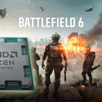 Battlefield 6: מעל 300 FPS עם Ryzen 9800X3D + RTX 5080, אבל אינטל מפסידה עד 33% בביצועים
