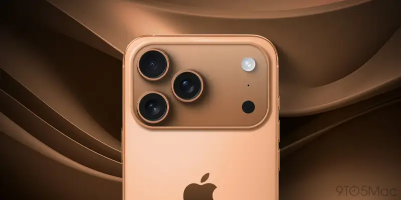 Iphone 17 pro orange concept // Source : 9TO5Mac