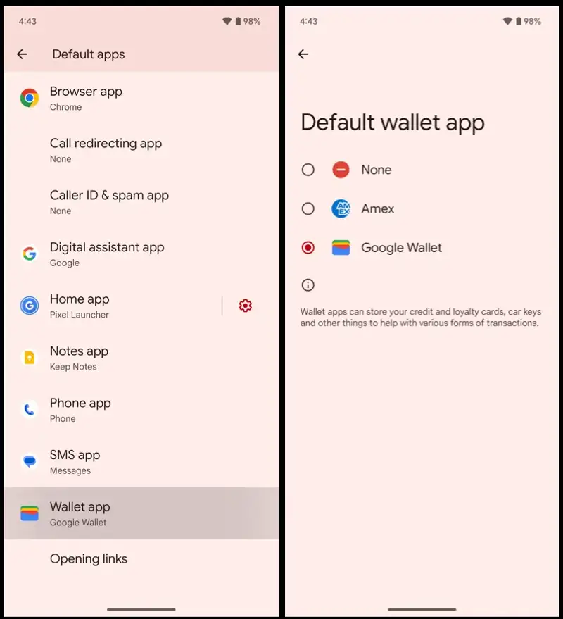 google wallet android 15 1