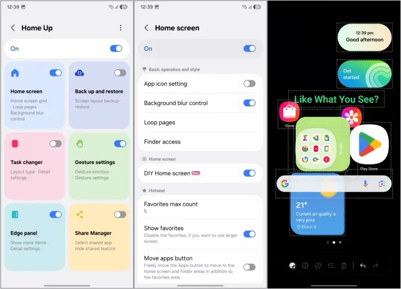 Rearranging-Home-Screen-with-Home-Up-Good-Lock-Module