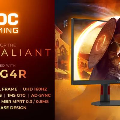 AOC משיקה את U27G4R – מסך גיימינג 320Hz עם מצב כפול 4K ו-FHD