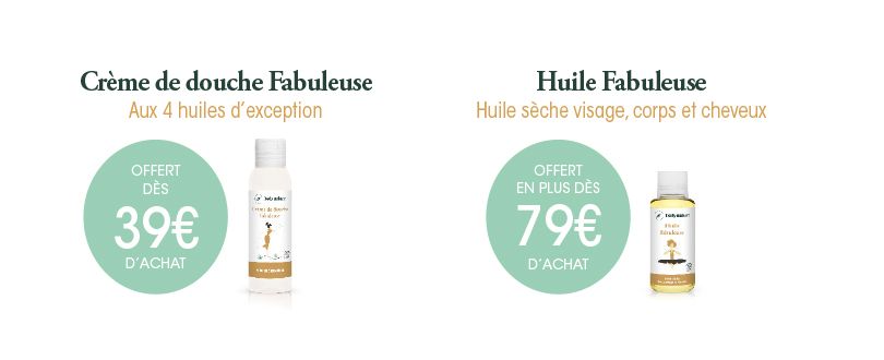 cadeaux decouverte et fidelite de la gamme fabuleuse