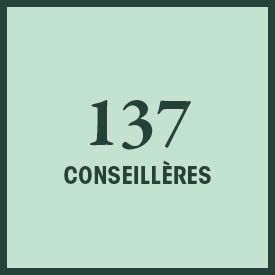 137 conseillères