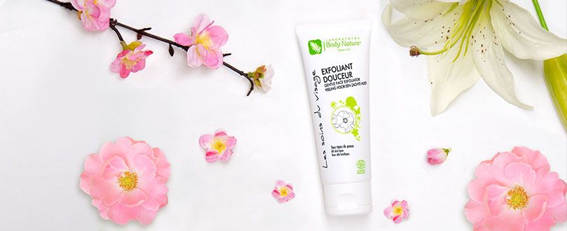 exfoliant douceur visage bio - cosmetique