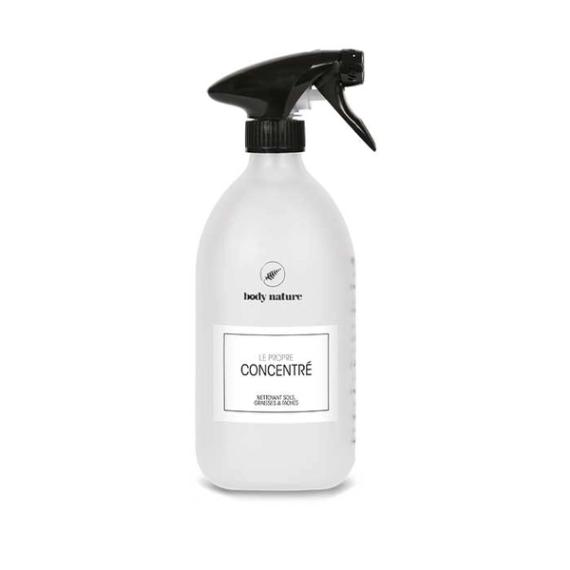 Flacon verre le propre concentré