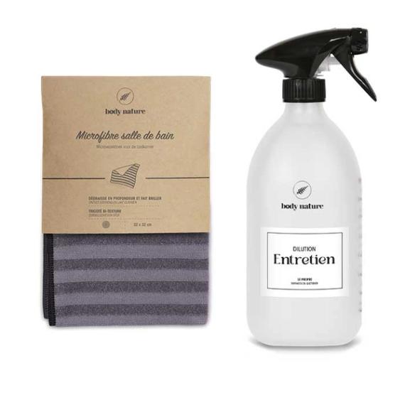 Duo salle de bain - Flacon verre