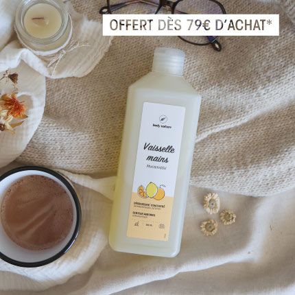 Liquide vaisselle Biologique ultra concentré Vaisselle mains