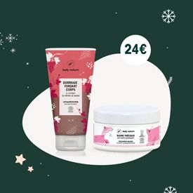 duo soin corps - gommage et baume precieux - cosmetique