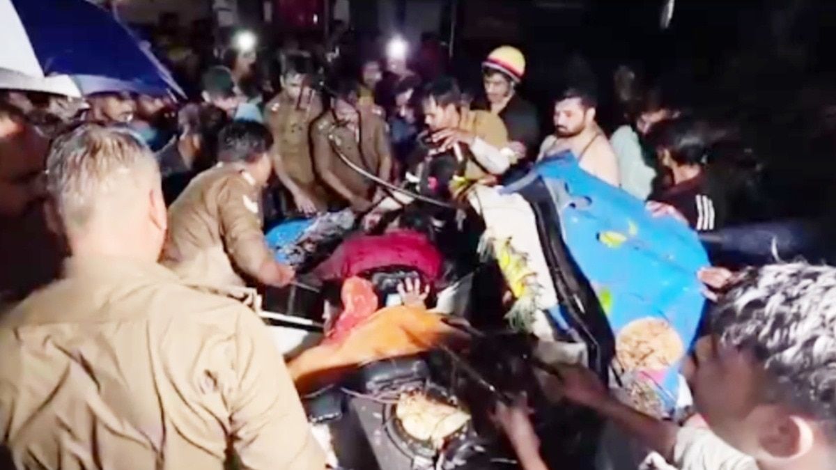 कानपुर में दर्दनाक सड़क हादसा: पेड़ गिरने से दो की मौत