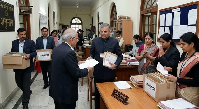 उत्तर प्रदेश में 16 अधिकारियों का तबादला: अनुभाग अधिकारी राजेंद्र प्रसाद सहित कई उप खंड अधिकारियों के विभाग बदले गए