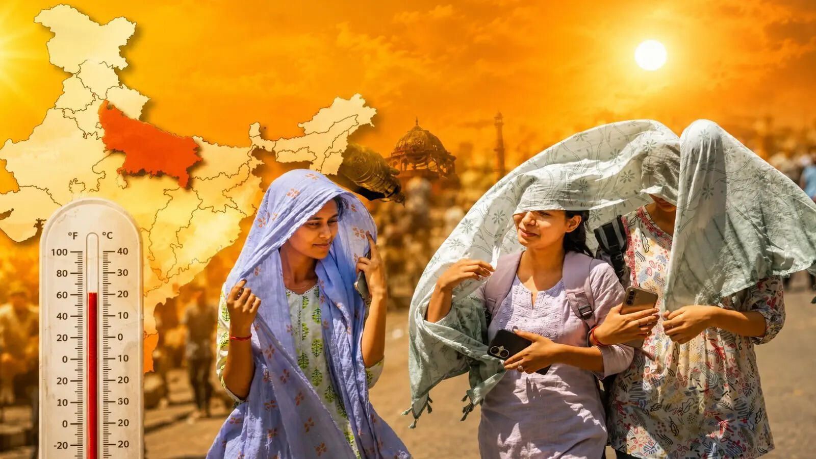 उत्तर प्रदेश में लू का अलर्ट: 33 जिलों में तपती गर्मी का अनुमान