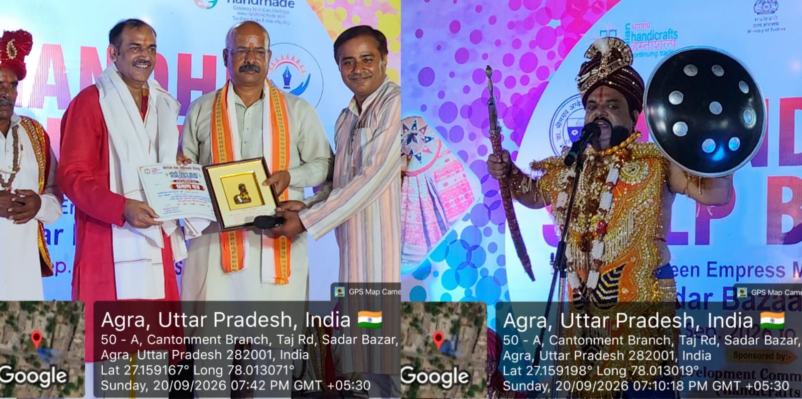गांधी शिल्प बाजार में देशभर की कला का संगम, शिवा अवस्थी की प्रस्तुति ने बांधा समां