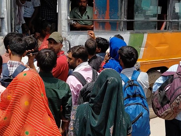 हरदोई में पुलिस भर्ती परीक्षा के अभ्यर्थियों को परिवहन संकट का सामना