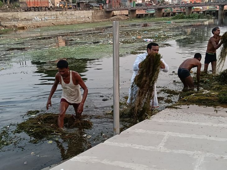 बुंदेली सेना का मंदाकिनी सफाई अभियान जारी, मछलियों का शिकार करने वालों पर कार्रवाई