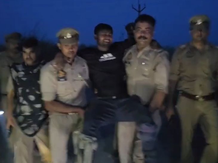 बाइक लूट के आरोपी के दोनों पैरों में लगी गोली: कानपुर में मुठभेड़, चेकिंग के दौरान पुलिस पर फायरिंग की थी