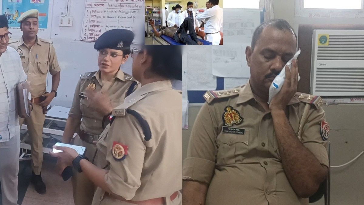 कानपुर के थानों में आत्मदाह का मामला, बचाव के दौरान दारोगा समेत तीन पुलिसकर्मी झुलसे