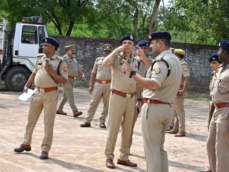बांदा में VVIP दौरे से पूर्व सुरक्षा व्यवस्थाओं का व्यापक निरीक्षण