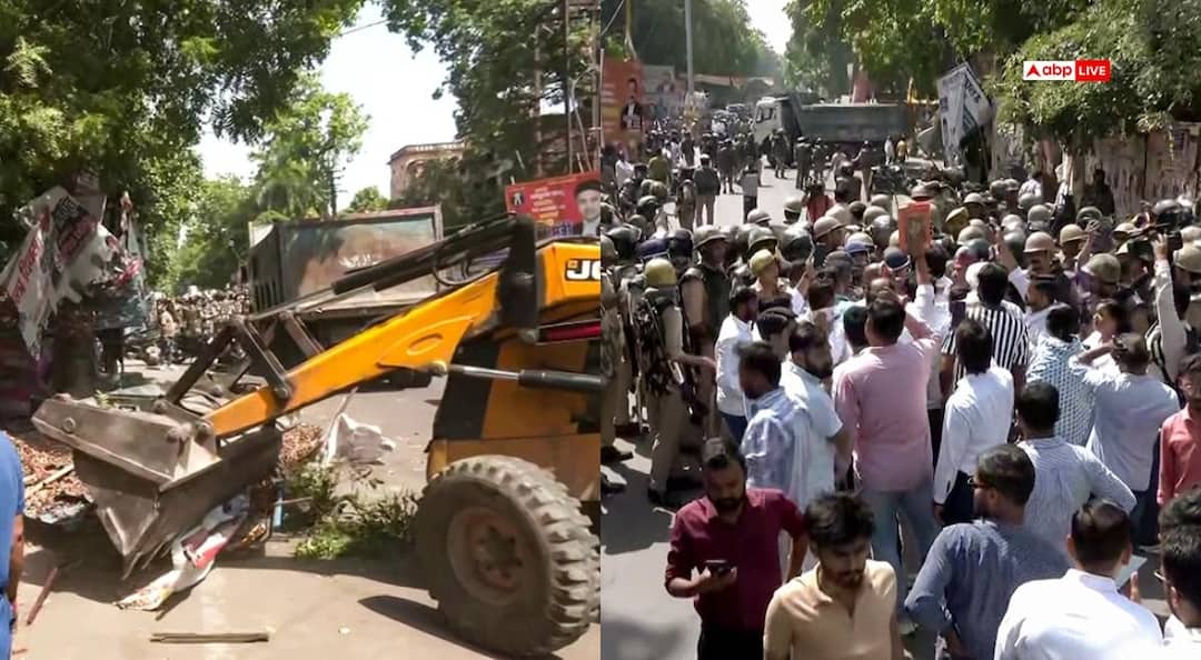 कोर्ट के पास चैंबर पर बुलडोजर एक्शन से भड़के वकील, आंदोलन की चेतावनी, 2 दिन