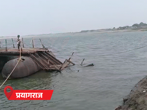 लखनऊ और आसपास के क्षेत्रों में ओले गिरना, पीपा पुल बहने से उत्तर प्रदेश में 30 जिलों में आंधी से नुकसान