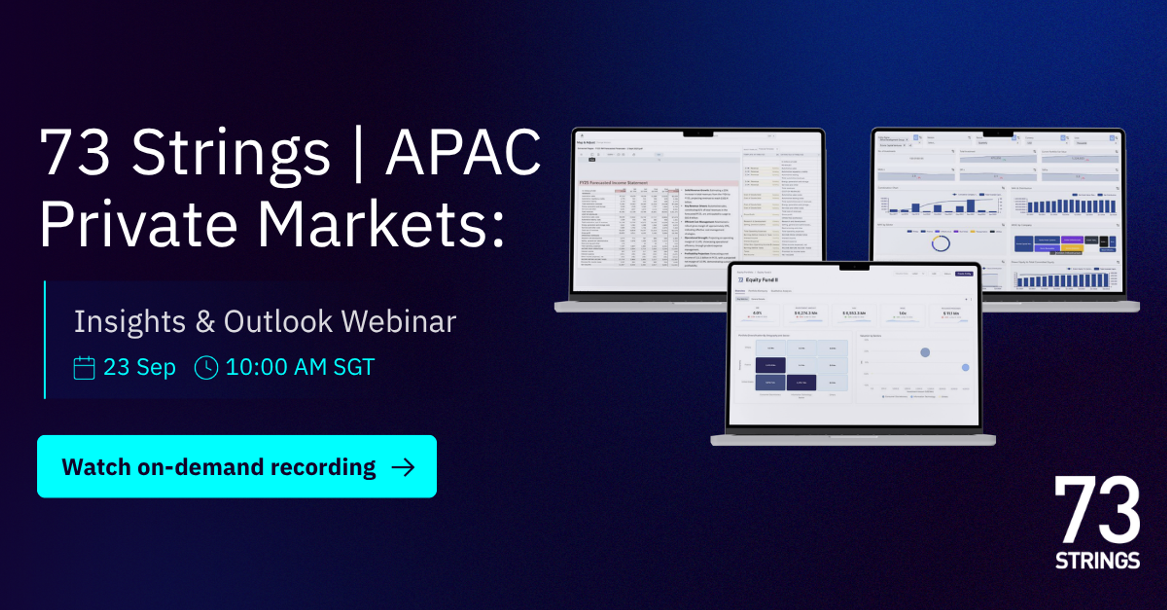 APAC private markets session on scalable valuation and data
