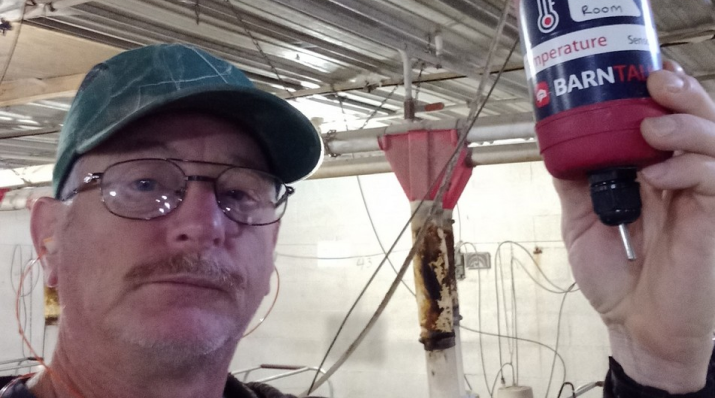 customer with BarnTalk system