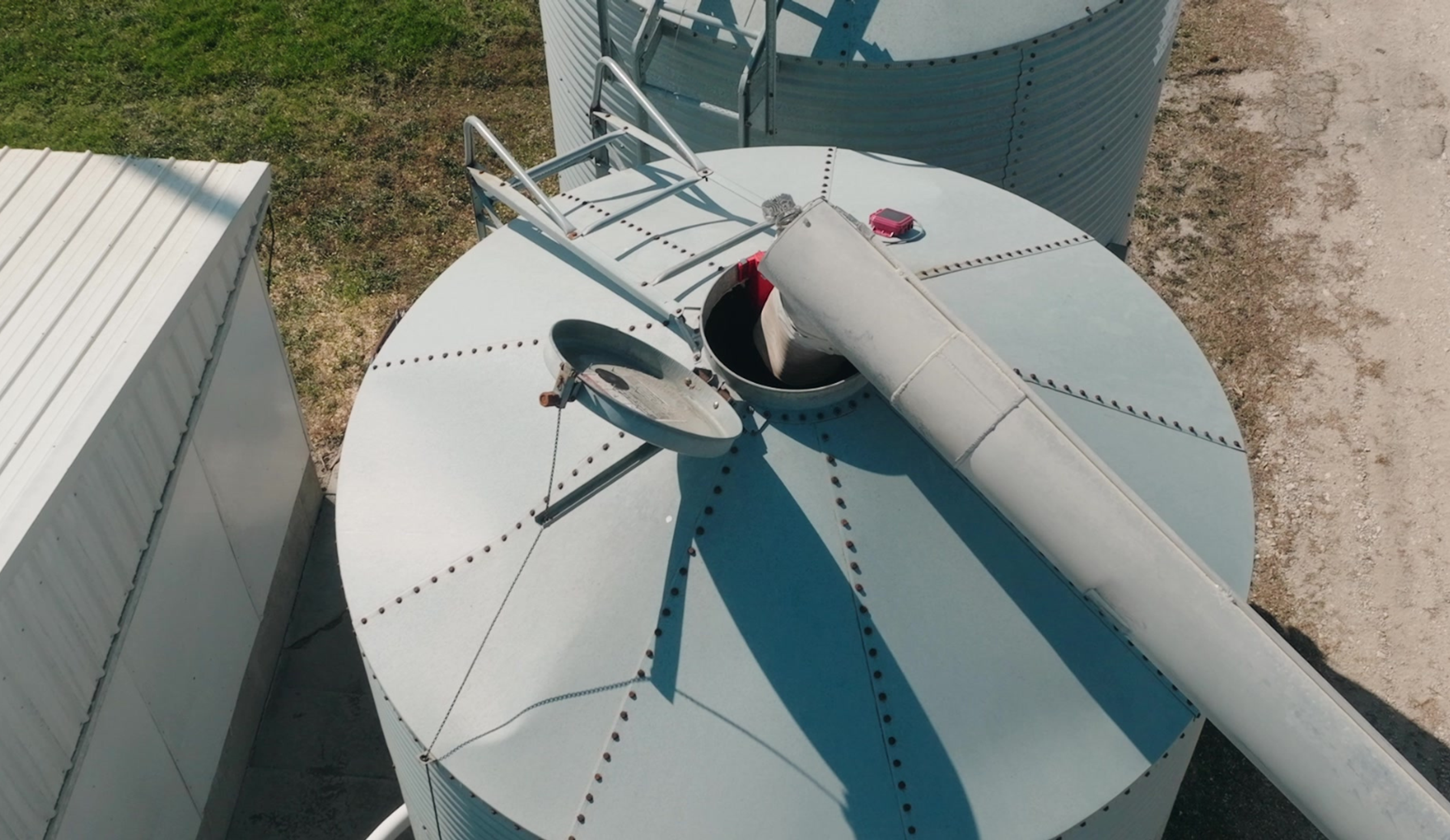 Feed Bin Getting Filled