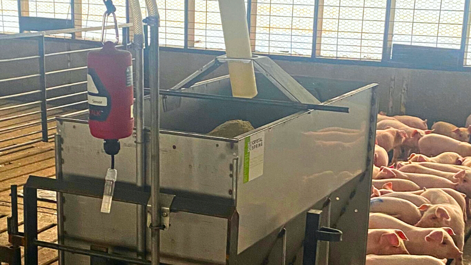 BarnTalk Humidity Sensor in Barn