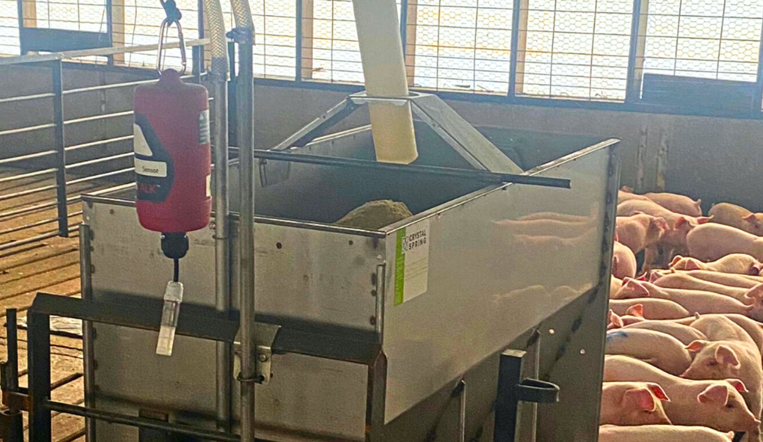 BarnTalk Humidity Sensor in Barn