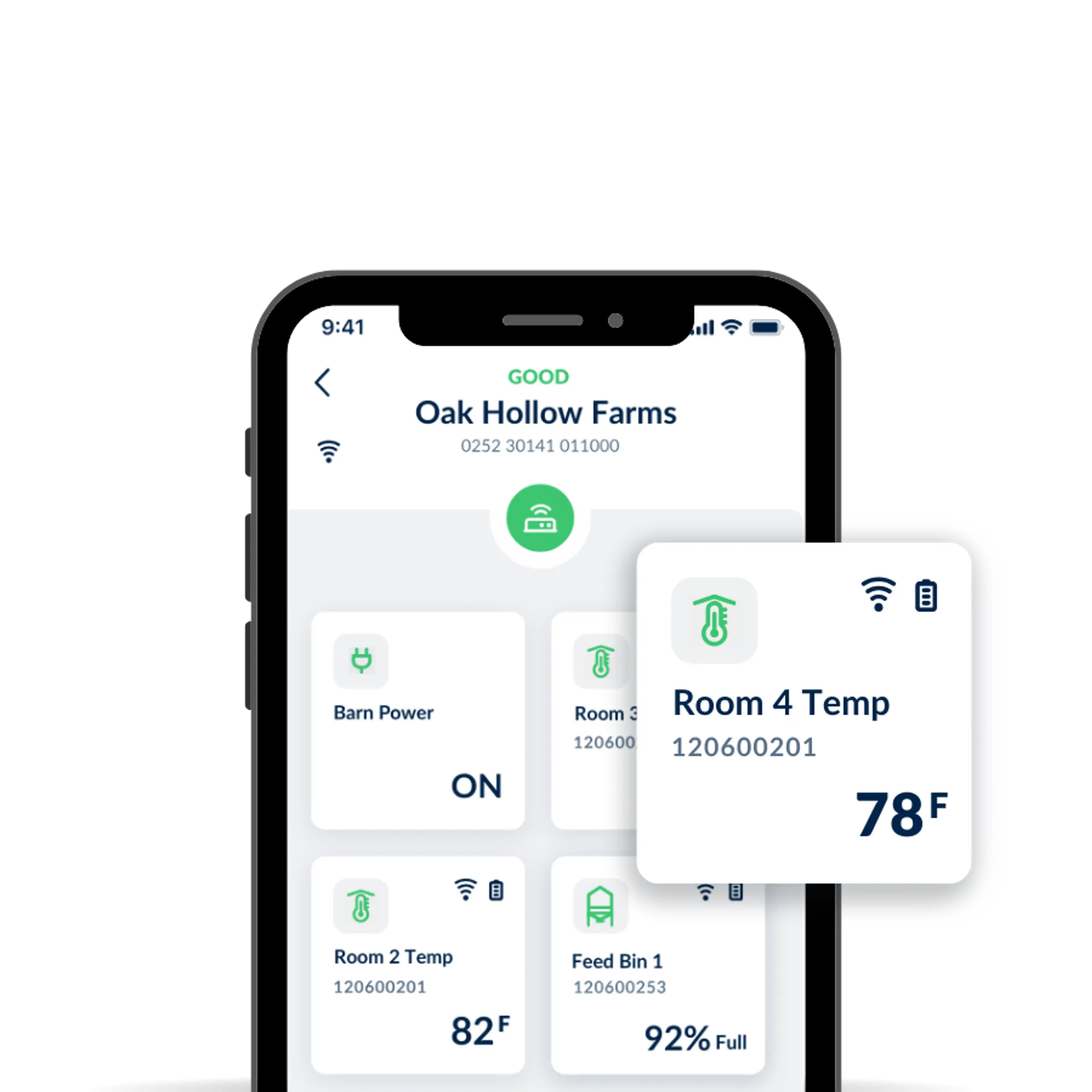 BarnTalk temperature app