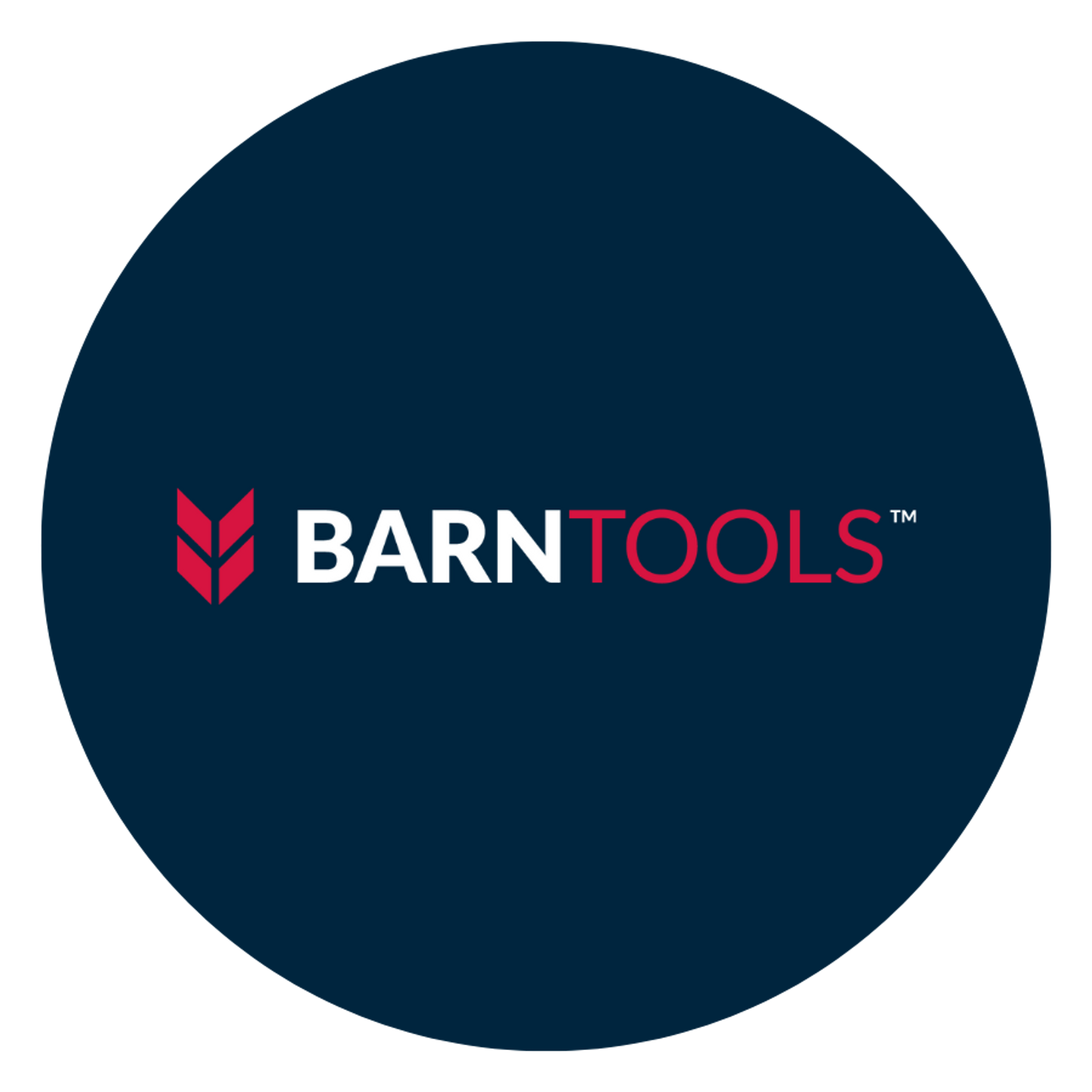 BarnTools logo in circle