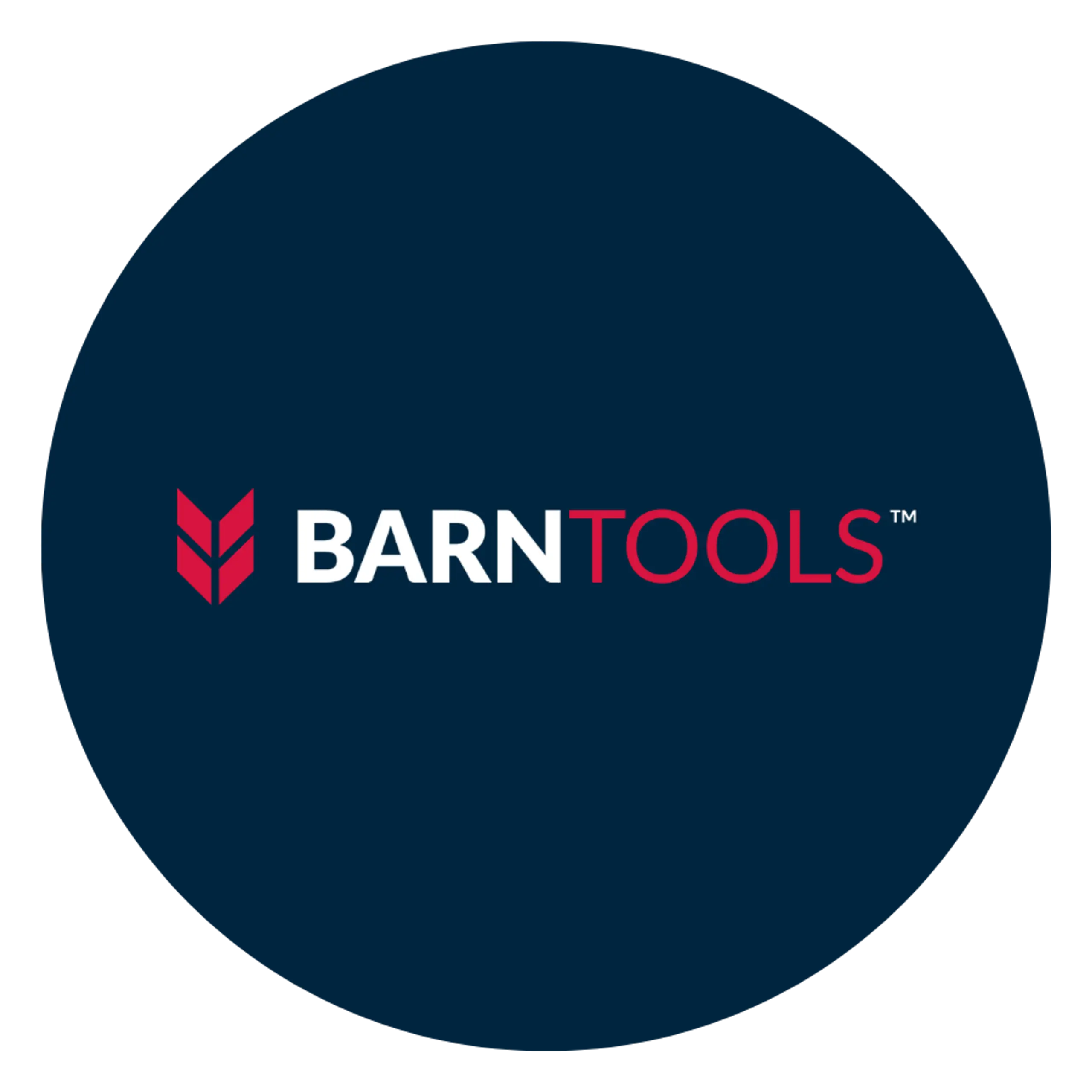 BarnTools logo in circle