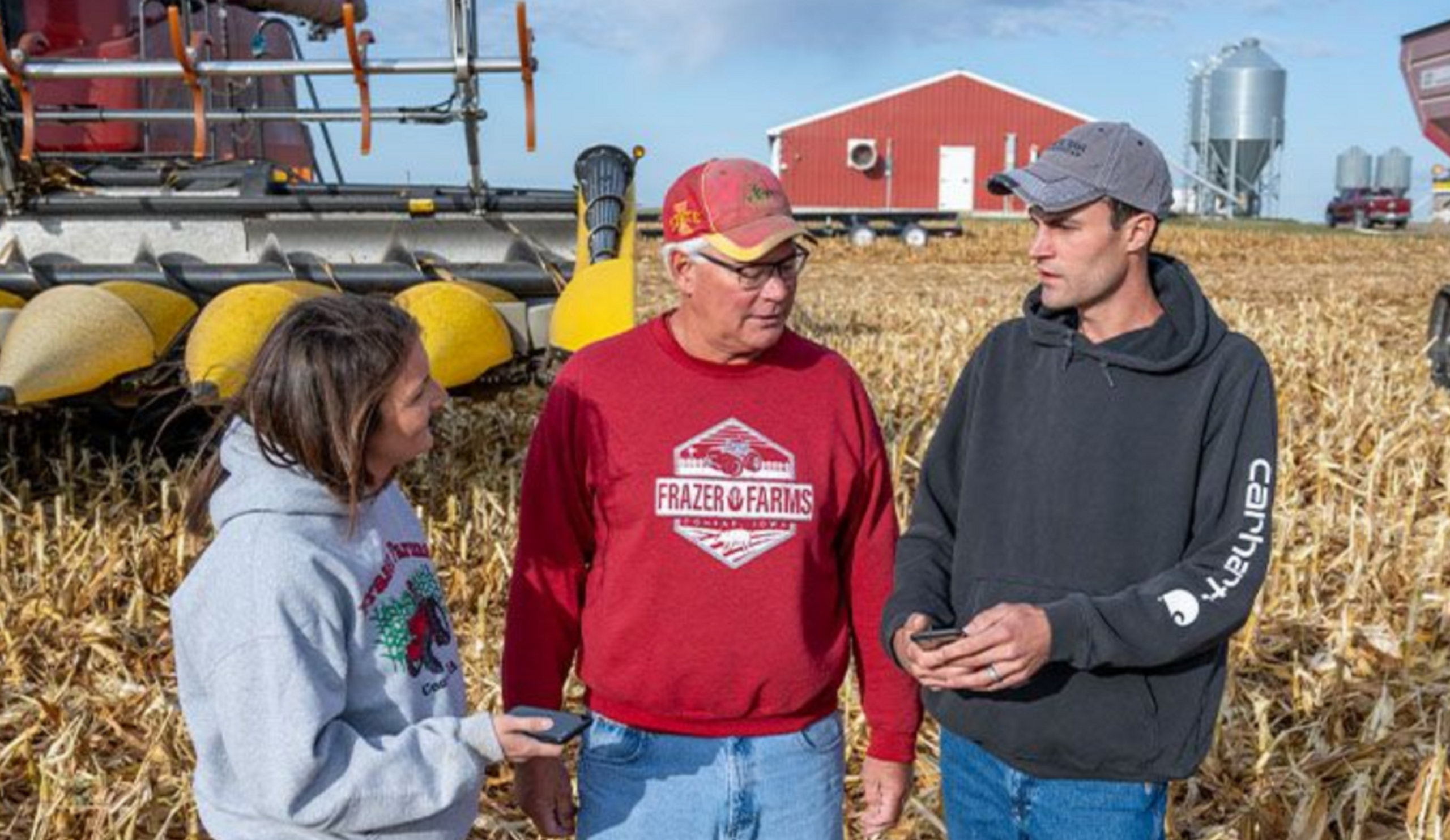 farmers in field