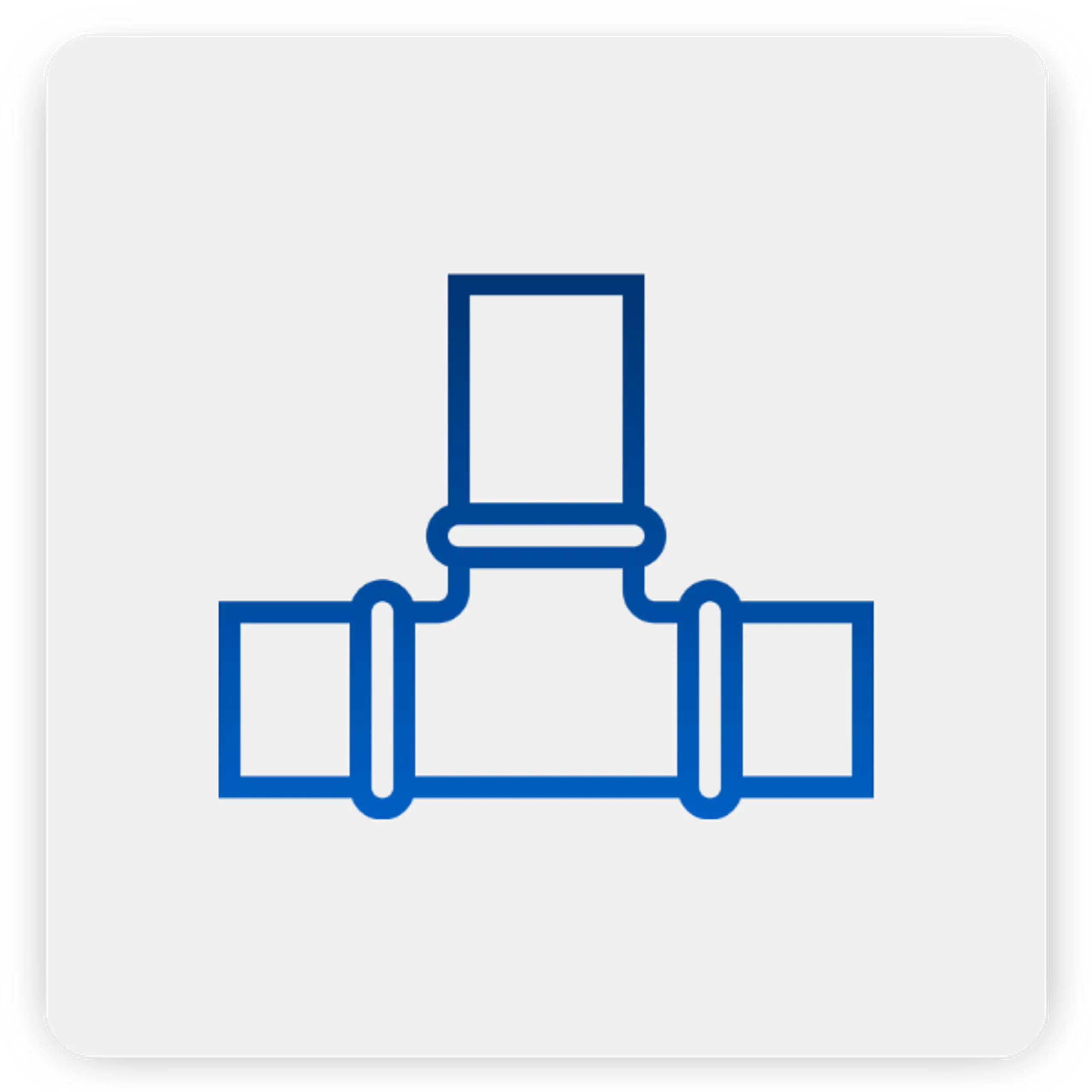 Plumbing water pipes icon