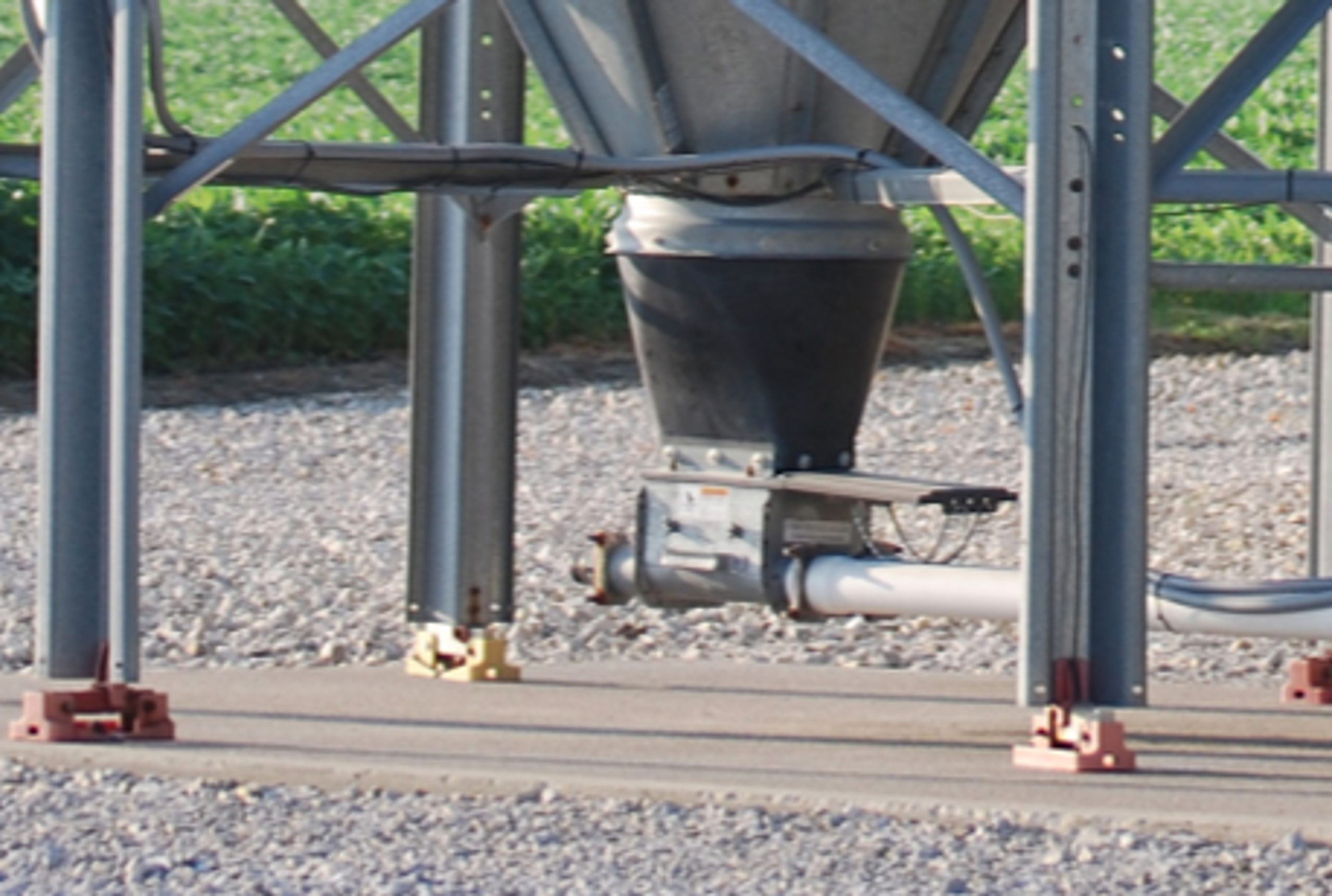 underside of bin