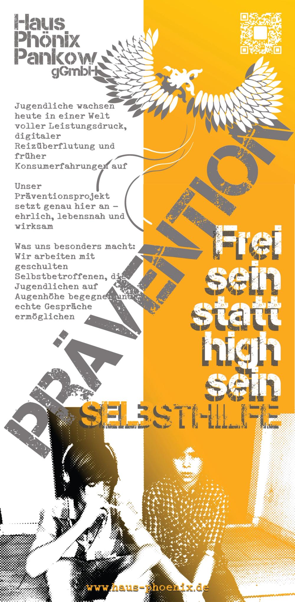 Flyer „Frei sein statt high sein“ – Warum Prävention?
