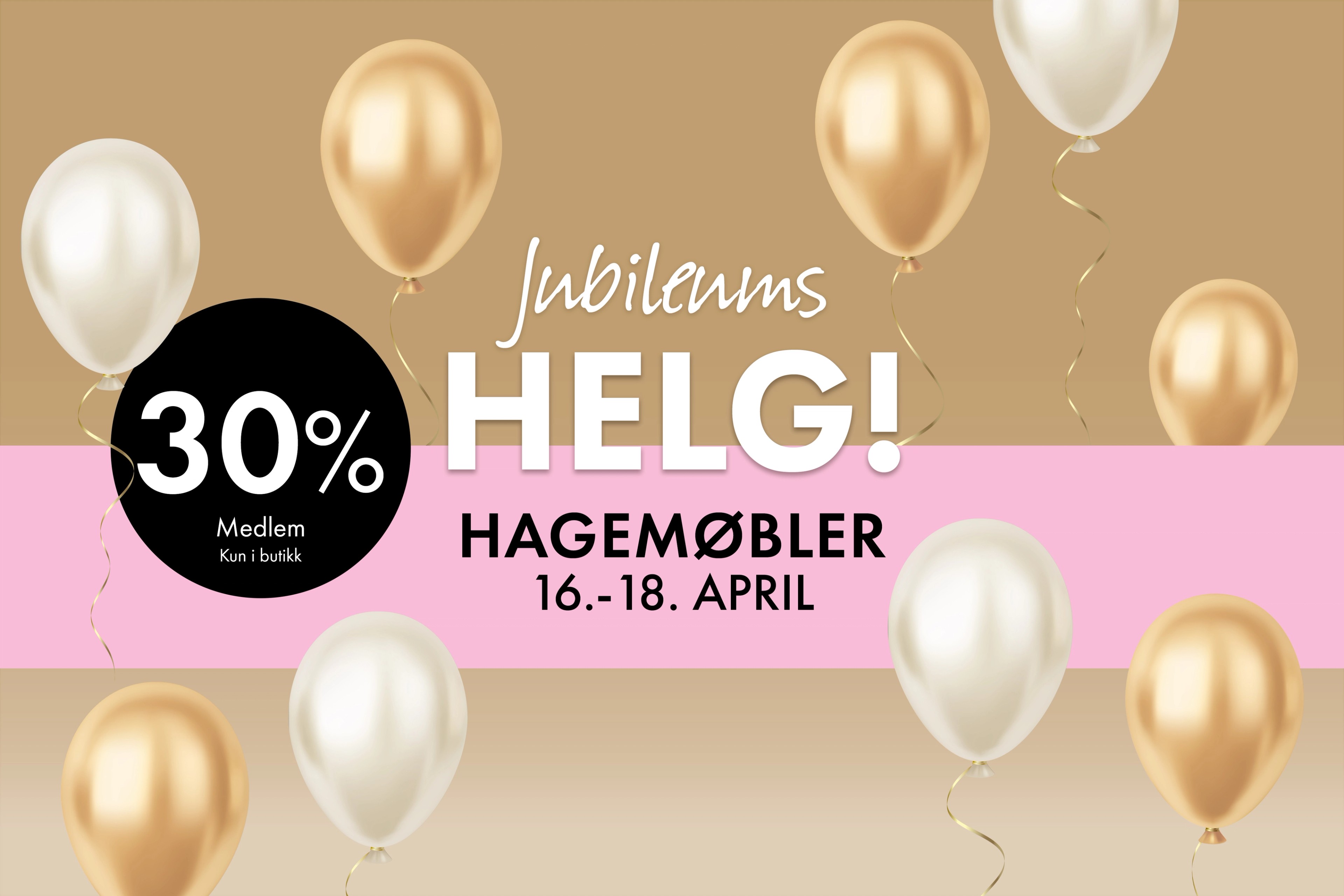 Jubileumshelg hos Fagmøbler