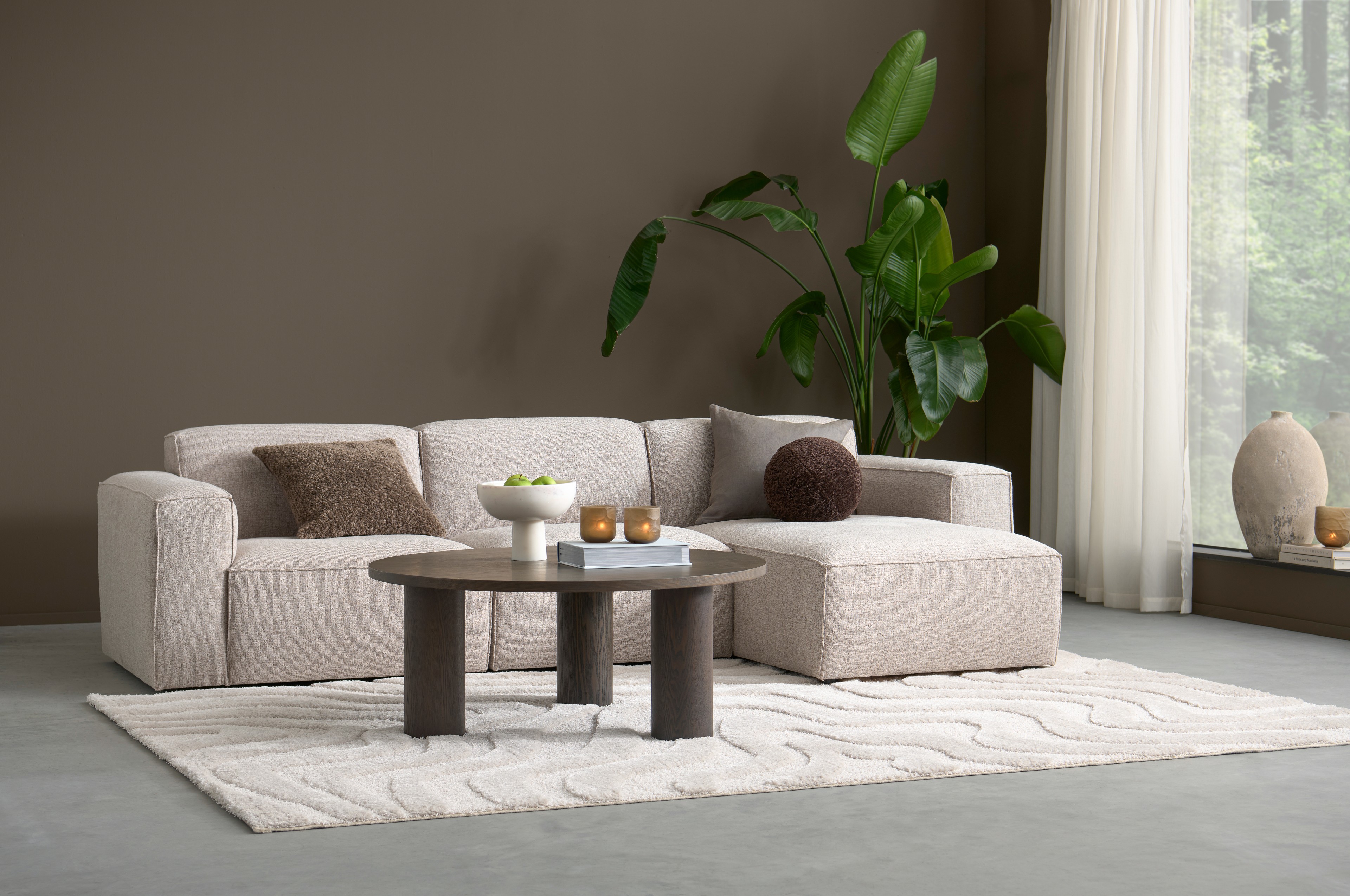 Sofa med sjeselong fra Fagmøbler