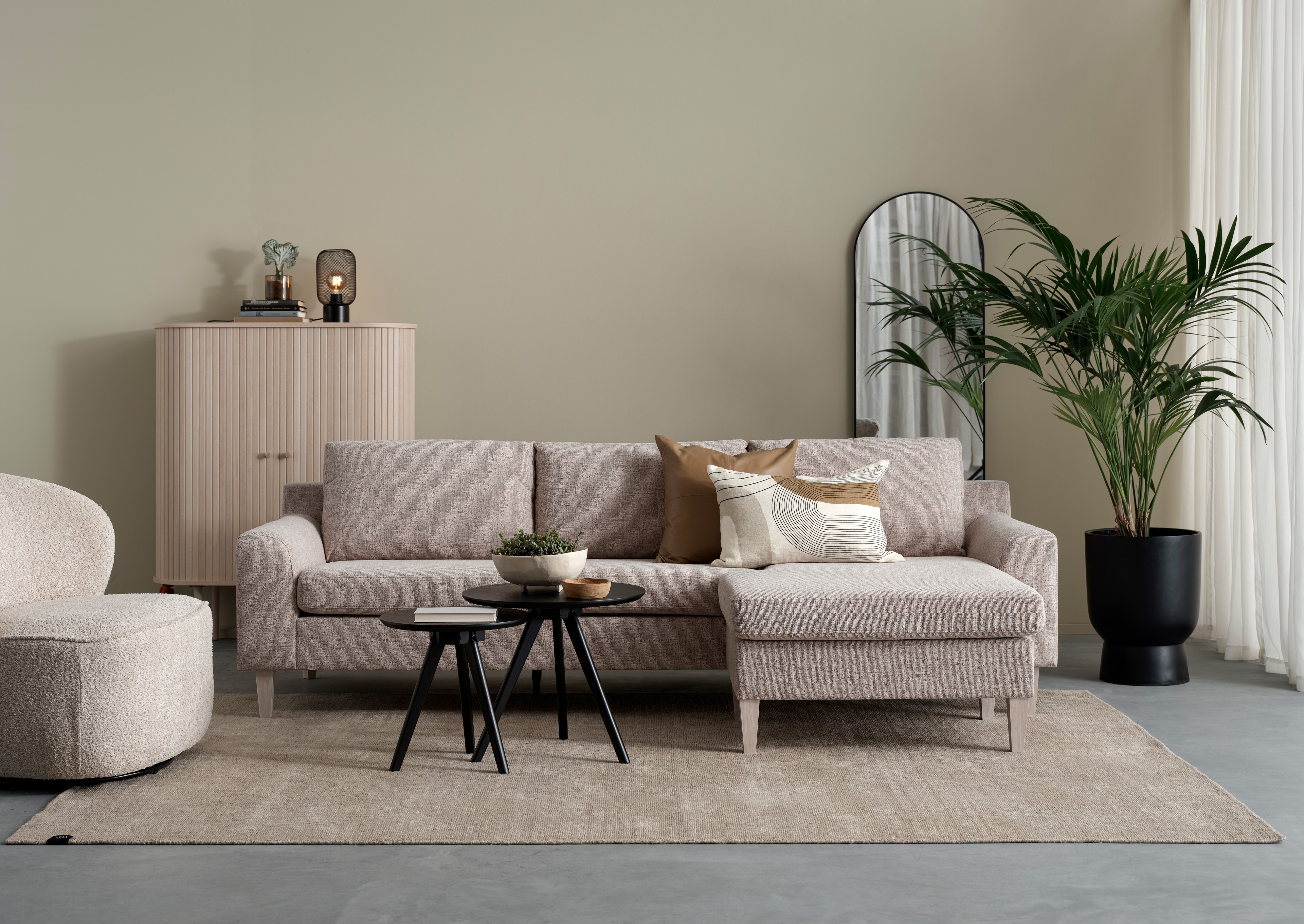 Freya sofa m/sjeselong 