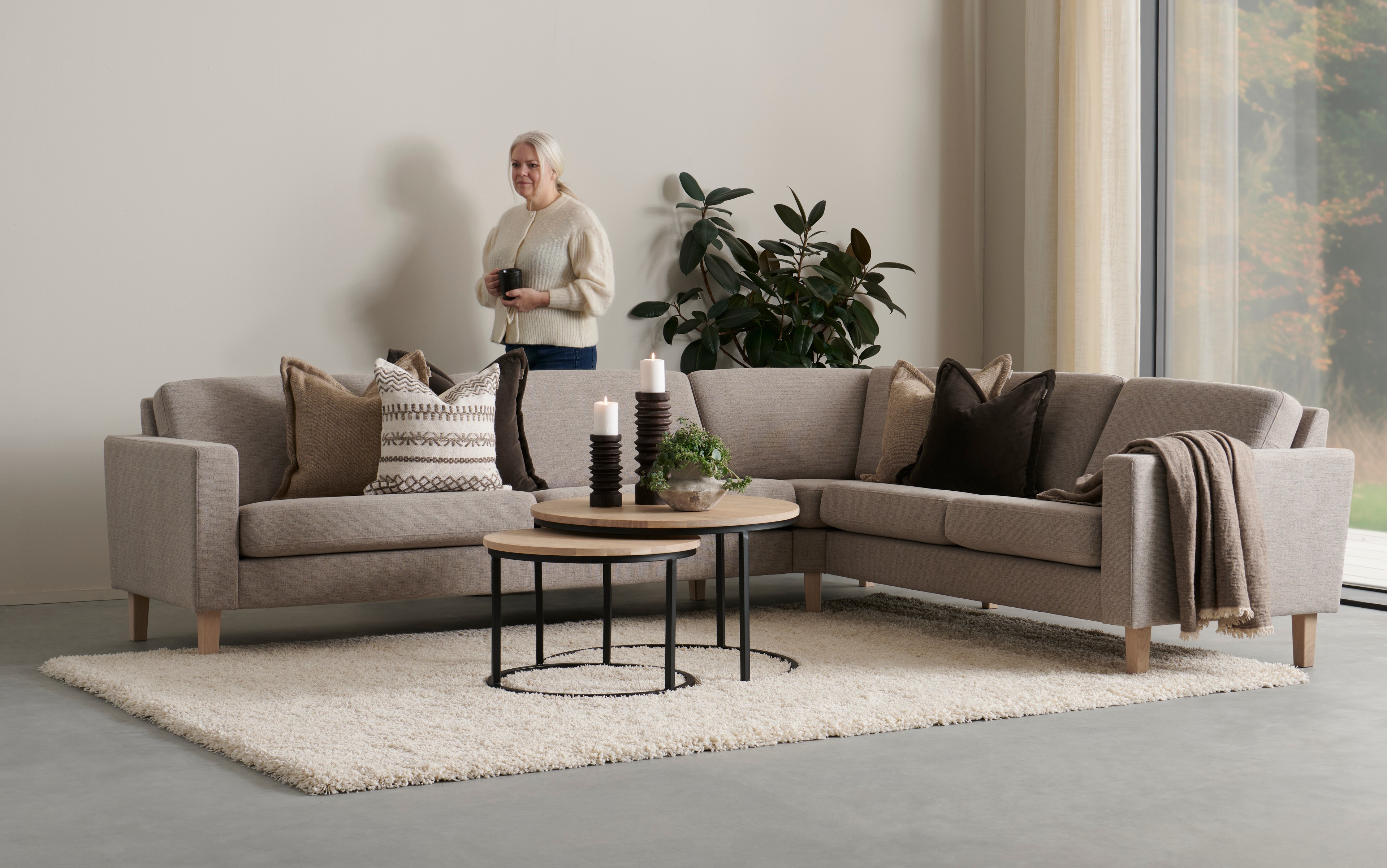 Inntil 50% på modulsofa