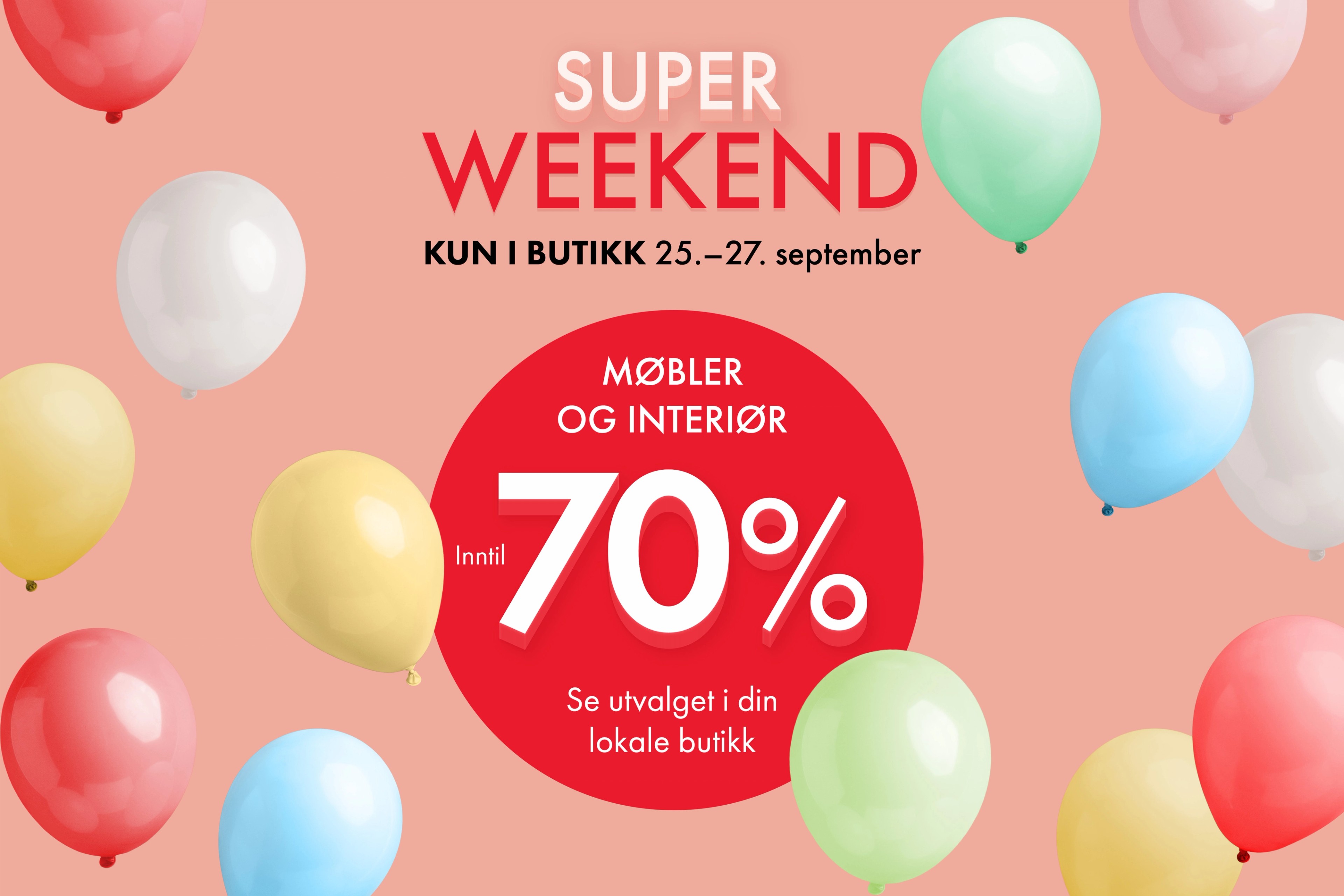 Superweekend hos Fagmøbler