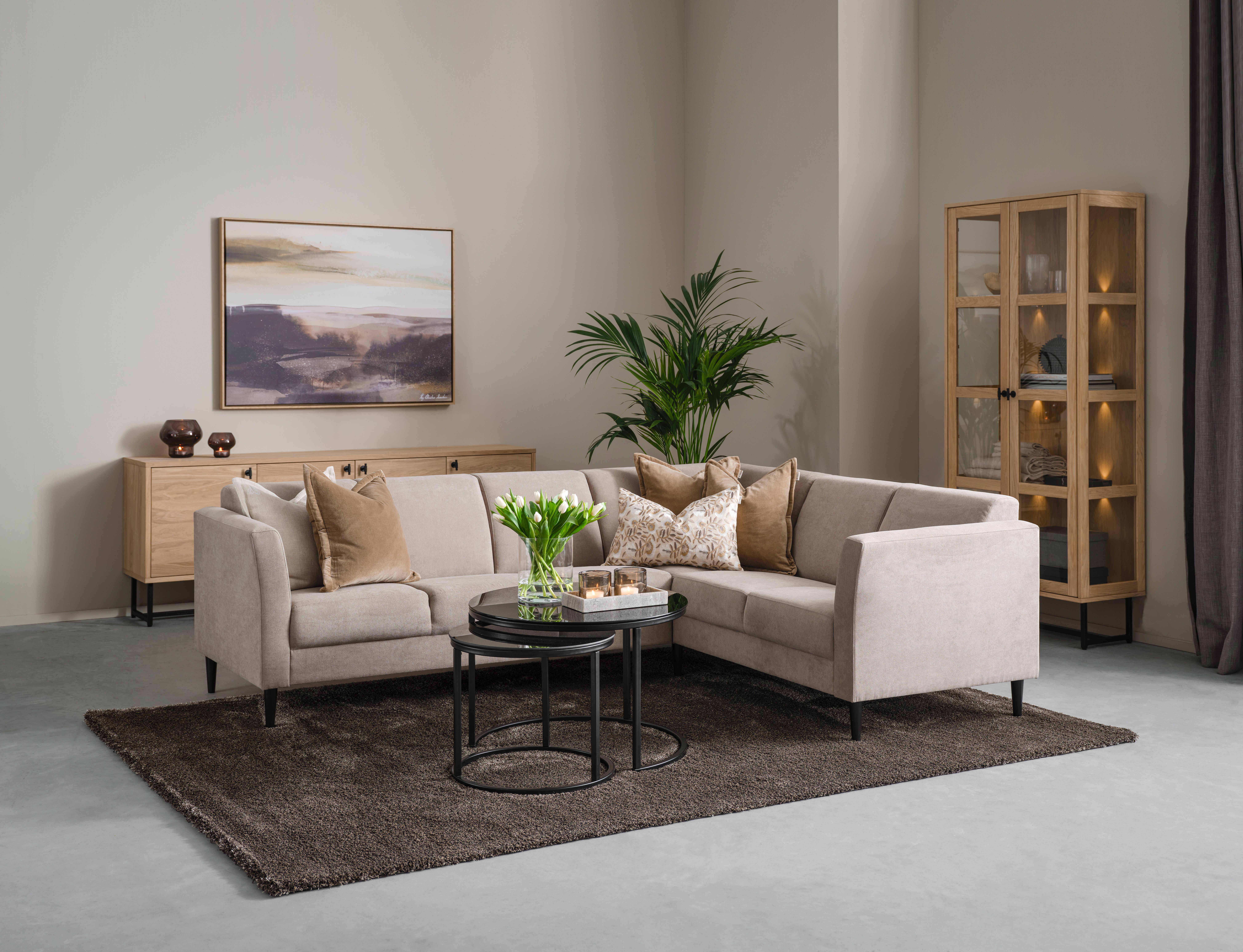 Naxos sofa i stuen fra Fagmøbler