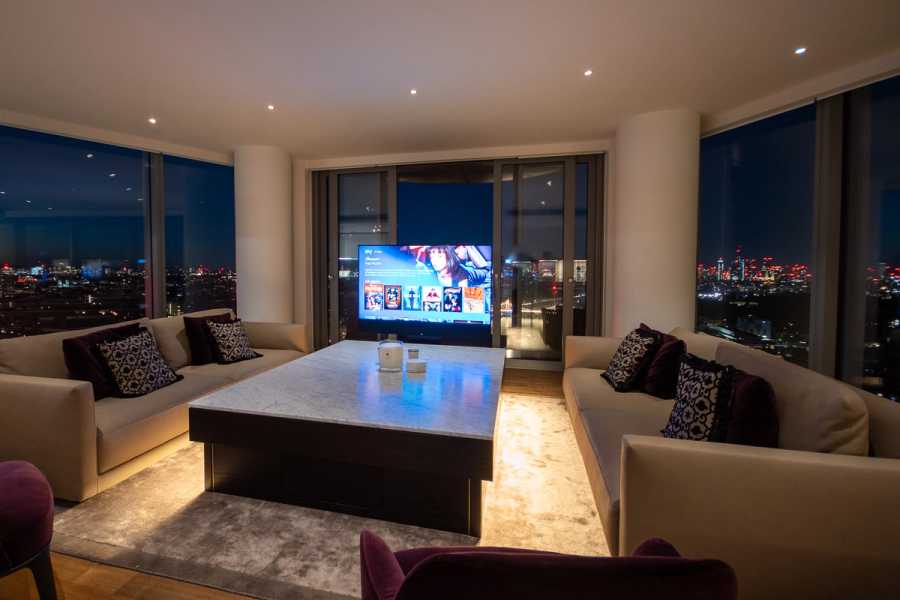 TV installed in a care home with hidden wires and distributed video TV installed in a care home with hidden wires and distributed video