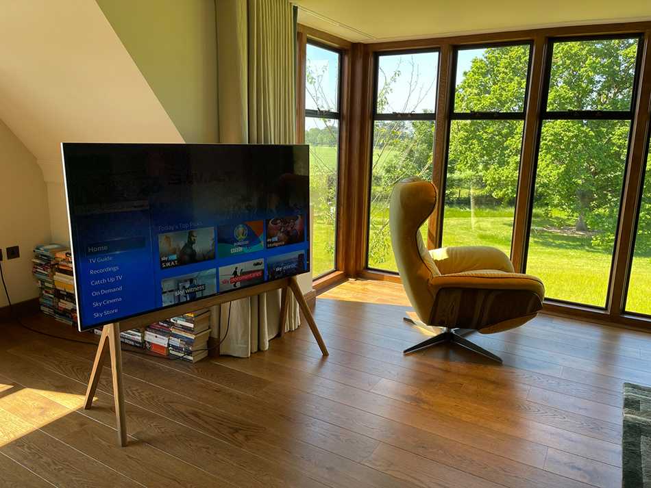 Exquisite interior design is not compromised by the latest in entertainment systems Exquisite interior design is not compromised by the latest in entertainment systems