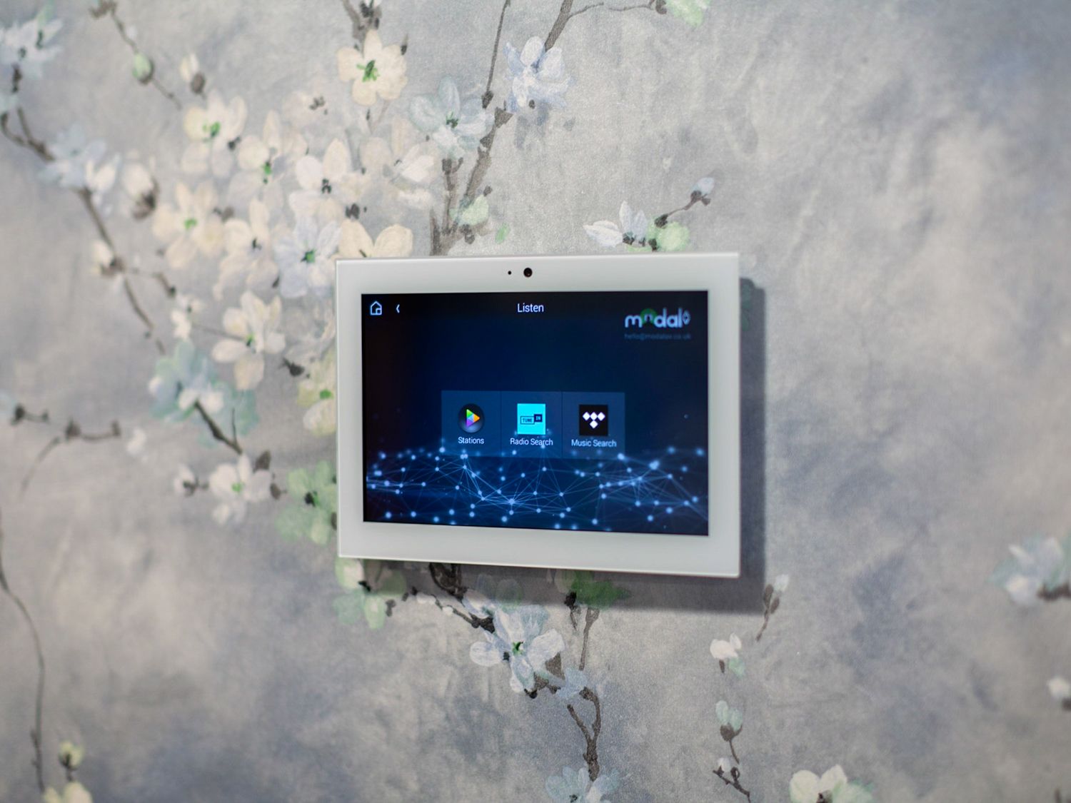 Touch screens throughout the care home provide access to lighting, heating, audio and televisions Touch screens throughout the care home provide access to lighting, heating, audio and televisions