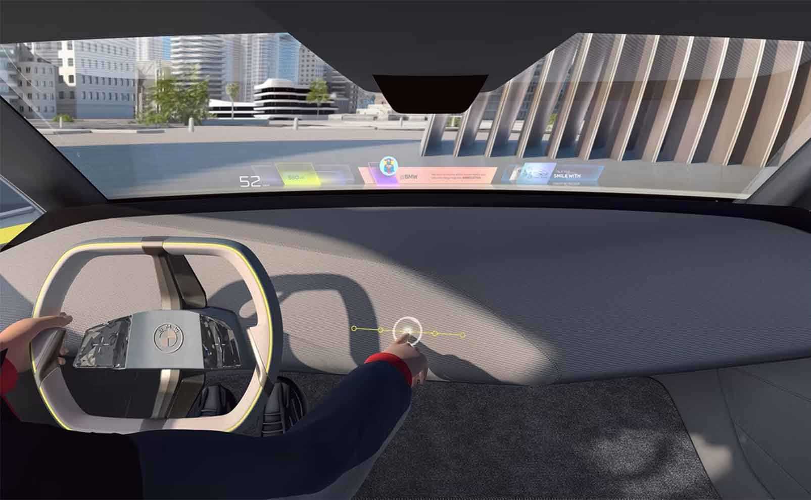 BMW full windscreen Head Up Display (HUD)