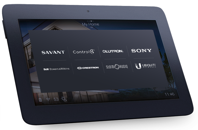 Home automation touch screen interface Home automation touch screen interface