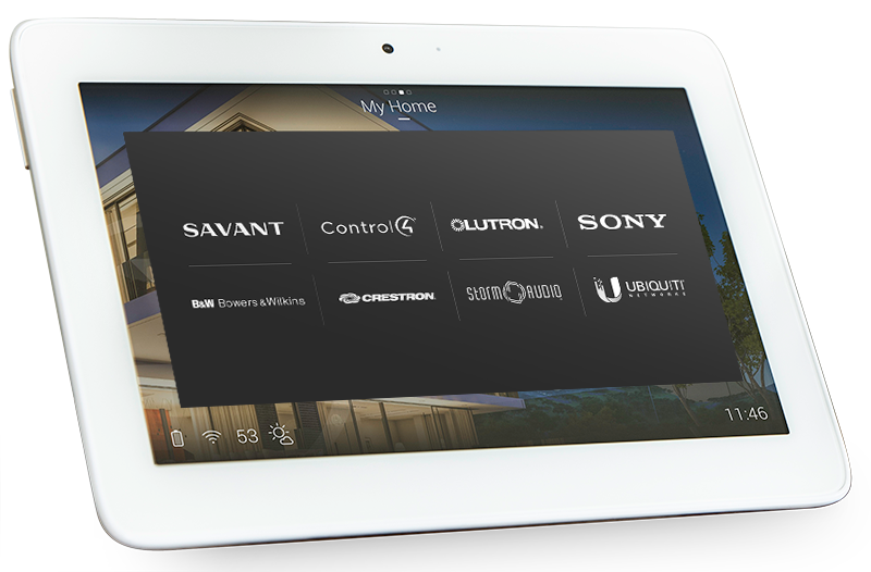 Home automation touch screen interface Home automation touch screen interface