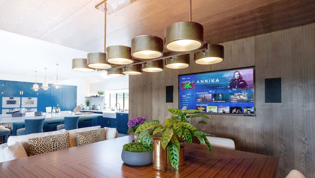 Smart lighting, heating, cooling and audio-visual all seamlessly integrated the room interior design Smart lighting, heating, cooling and audio-visual all seamlessly integrated the room interior design